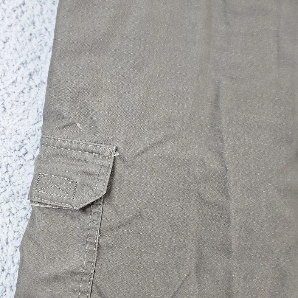 5.11 Tactical Cargo Shorts Mens 40 Green Ripstop Elastic Waist 10 Inseam Utility